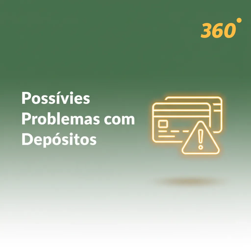 Guia visual de problemas em depósitos: KYC pendente, limite excedido, Pix expirado, app do banco fora, bônus não aplicado.