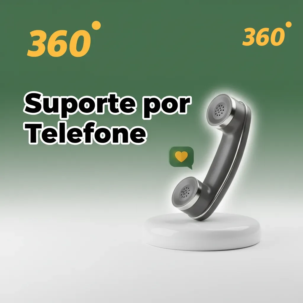 Suporte por telefone A360: ligue pelo app ou site após login, 08:00–22:00 BRT; use 0800 quando disponível.