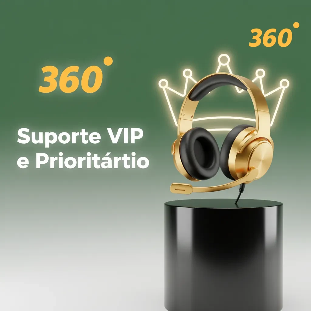 Suporte VIP A360: fila prioritária, chat, telefone e e-mail dedicados; gerente de conta para membros elegíveis.