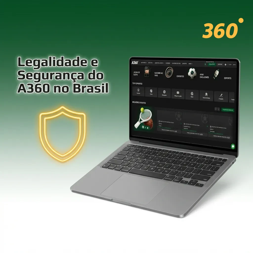 Cadeado digital e selo de licença Curaçao representando segurança e legalidade da plataforma A360 no Brasil