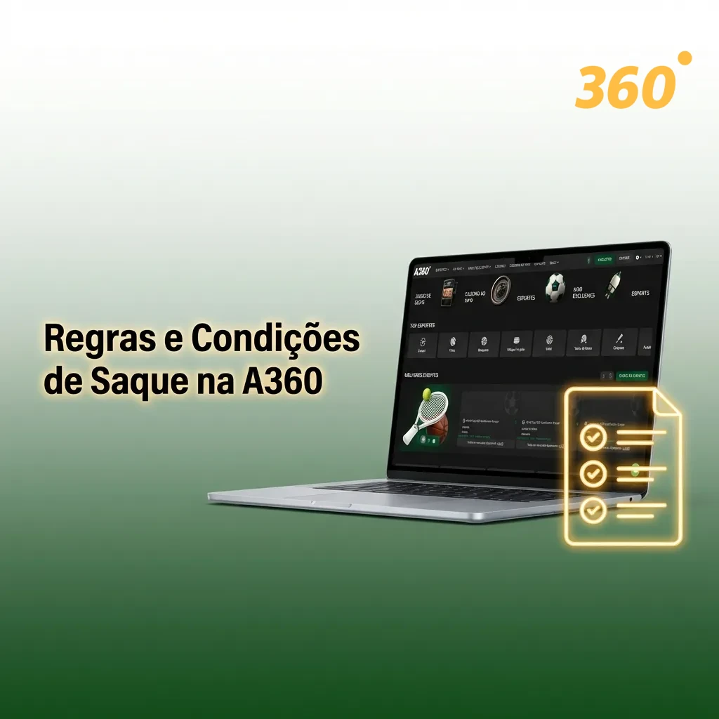 A360 withdrawal rules interface showing verification requirements, payment methods, and processing conditions in Brazil